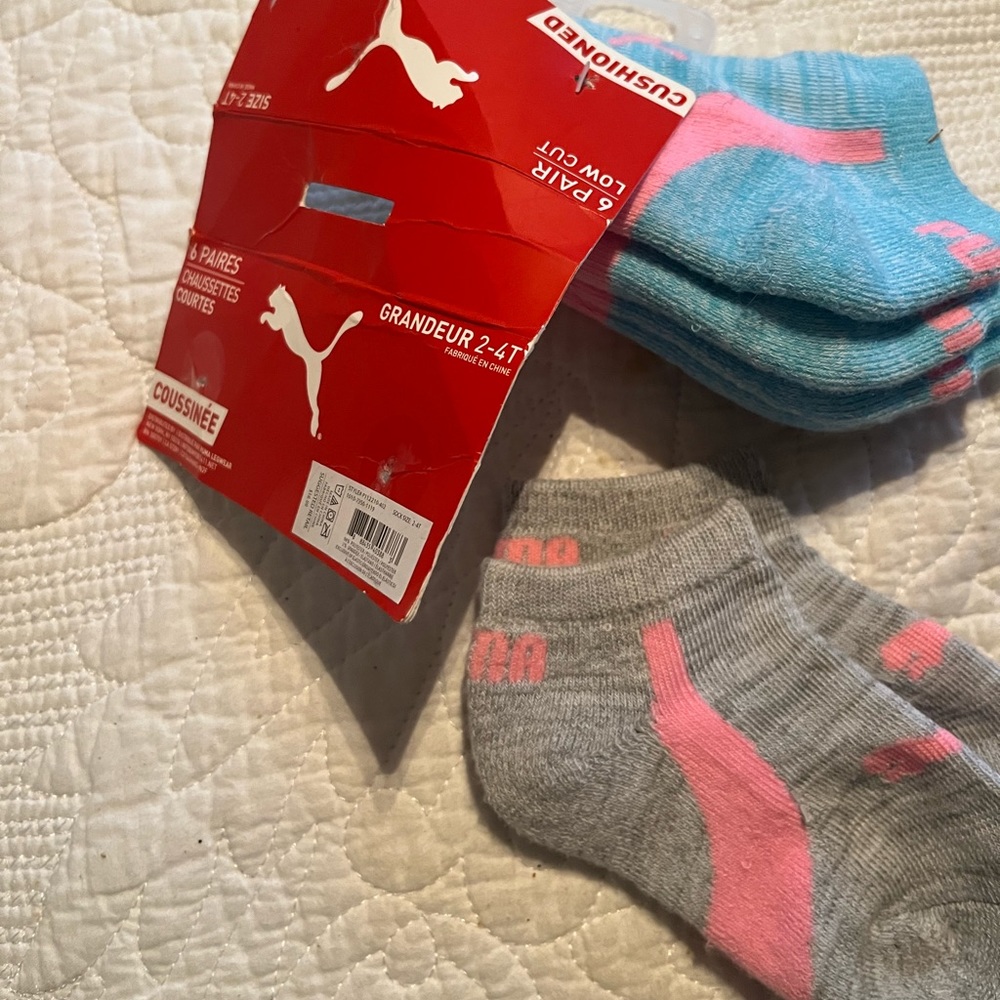 Brand new, never worn four pairs of Palmer girls socks